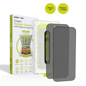Mobile Origin Screen Guard Privacy ekrano apsauga su privatumo filtru, su Easy Aplikatoriumi, 2 pack - Apple iPhone Air