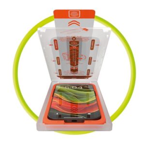 Mobile Origin Orange Screen Guard papildomas apsauginis stiklas aplikatoriui (aplikatoriaus komplekte nėra) Apple iPhone 8/7/SE 2022/SE 2020 - Image 2