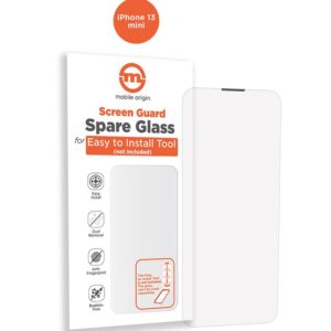 Mobile Origin Orange Screen Guard papildomas apsauginis stiklas aplikatoriui (aplikatoriaus komplekte nėra) Apple iPhone 13 mini