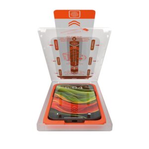 Mobile Origin Orange Screen Guard papildomas apsauginis stiklas aplikatoriui (aplikatoriaus komplekte nėra) Apple iPhone 14 Pro Max - Image 4