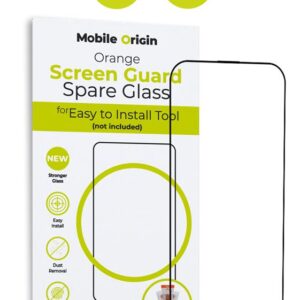 Mobile Origin Orange Screen Guard papildomas apsauginis stiklas aplikatoriui (aplikatoriaus komplekte nėra) Apple iPhone 15 Pro
