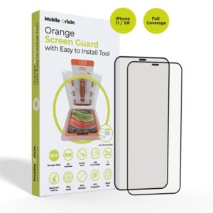 Mobile Origin Screen Guard Apple iPhone 11 / XR su Easy Aplikatoriumi 2 pack