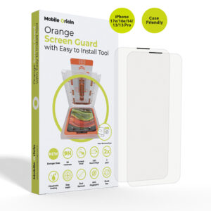 Mobile Origin Screen Guard Apple iPhone 17e/16e/14/13/13 Pro/  su Easy Aplikatoriumi 2 pack