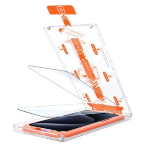 Mobile Origin Orange Screen Guard Apple iPhone 15 Pro/15 su Easy Aplikatoriumi, 2 pack - Image 6