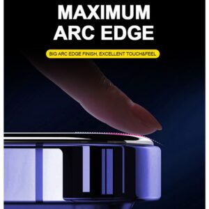 Mobile Origin geltonos spalvos Screen Guard Apple iPhone 15 Plus su Easy Aplikatoriumi - Image 2