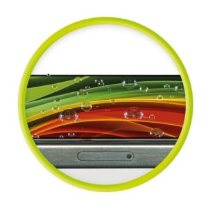 Mobile Origin geltonos spalvos Screen Guard Apple iPhone 15 Pro su Easy Aplikatoriumi - Image 7