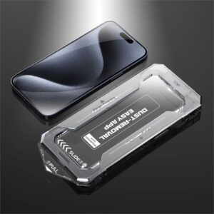 Mobile Origin geltonos spalvos Screen Guard su Easy Aplikatoriumi, Apple iPhone 16 - Image 16