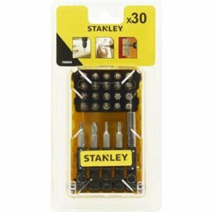 STANLEY ANTGALIŲ RINKINYS 30 vnt. + LAIKIKLIS