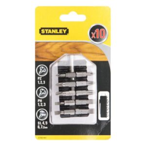STANLEY ANTGALIŲ RINKINYS 9 vnt. + LAIKIKLIS