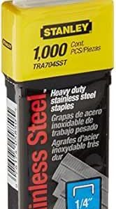STANLEY KABĖS G 6mm 1000 PATVARIOS, NERŪDIJANTIS PLIENAS