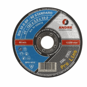 ANDRE METALO PJOVIMO DISKAS 125 x 2,5mm METAL PRO LINE 95A30RBF