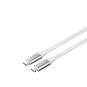 Havit CB6290 - 1 m ilgio kabelis iš C tipo USB į C tipo USB (baltas/pilkas) - Image 3