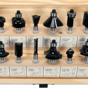 VOREL PROFILINIAI FREZŲ ANTGALIAI 12vnt KOTAS 6mm