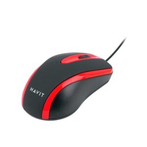 Havit HV-MS753 - universali kompiuterio pelė, raudona ir juoda - Image 2