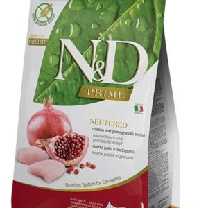 FARMINA N&D Prime Neutered Chicken&Pomegranate Adult - sausas kačių maistas - 5 kg