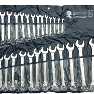 VOREL PLOKŠČIAS-ŽIEDINIS RAKTŲ RINKINYS 25vnt (6-32)CV DĖKLE SATINAS