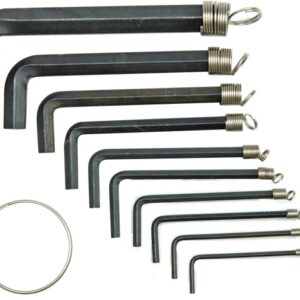 VOREL šešiakampių raktų rinkinys 10 vnt. 1-10 mm