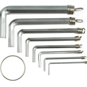 VOREL šešiakampių raktų rinkinys 10 vnt. 1,5-10 mm/CV