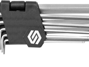 VOREL šešiakampių raktų rinkinys 9 vnt. CrV su rutuline galvute 2-10mm