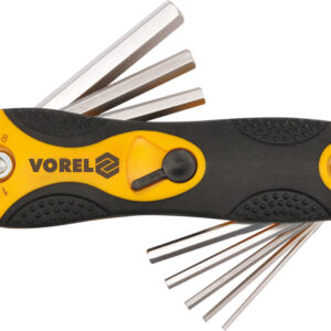 VOREL šešiakampių raktų rinkinys 8 vnt. CrV 1,5-8 mm