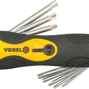 VOREL TORX 8 vnt. CrV T9-T40..