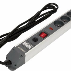 STHOR ILGINAMASIS LAIDAS / ŠAKOTUVAS 5 lizdų 3,0 m ALU SU APSAUGA NUO VIRŠĮTAMPIŲ / PERKROVOS