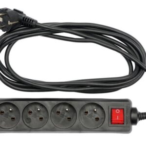 VOREL ILGINAMASIS LAIDAS JUODAS SU JUNGIKLIU 4g*1,5m /BUITINIS