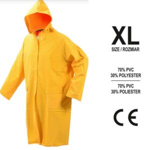 VOREL GELTONAS PVC APSAUGINIS APSIAUSTAS XL