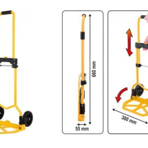 VOREL SULANKSTOMAS SANDĖLIO VEŽIMĖLIS 60KG