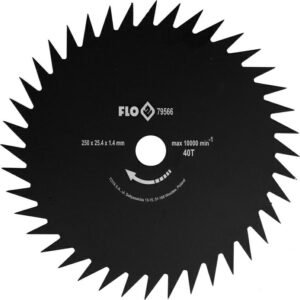 FLO PEILIS KRŪMAPJOVEI / DISKAS SU ĮSTRIŽAIS DANTIMIS 250/25,4mm
