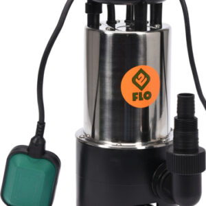 FLO NEŠVARAUS VANDENS SIURBLYS 900W/INOX