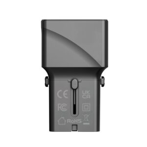 Mobile Origin Travel adapter 25W, EU/US/UK/AU, juodos spalvos - Image 11