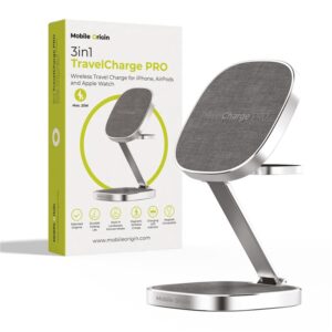 Mobile Origin TravelCharge PRO sidabro spalvos