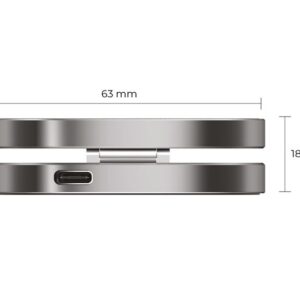 Mobile Origin TravelCharge PRO sidabro spalvos - Image 16