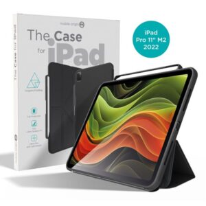 Mobile Origin The dėklas, juodos spalvos - Apple iPad Pro 11" M2 2022 4th gen