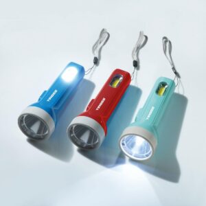 TIROSS BATERIJINIS ŽIBINTUVĖLIS 1W LED 70lm+COB LED 80lm