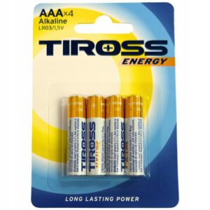 TIROSS ŠARMINĖS BATERIJOS LR03 4vnt.