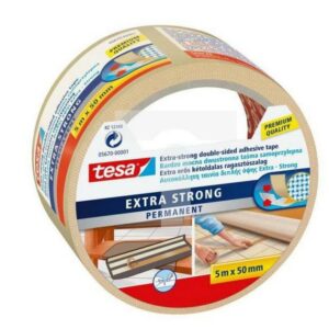 TESA DVIPUSĖ JUOSTA 5m x 50mm KILIMINEI DANGAI EXTRA STRONG