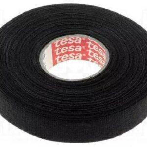TESA IZOLIACINĖ JUOSTA JUODA AUDININĖ 19mm x 25m 5000V