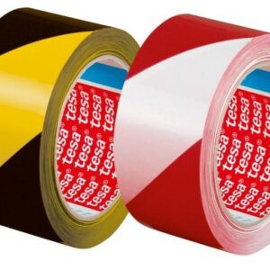 TESA ĮSPĖJAMOJI JUOSTA BALTA-RAUDONA 33m 50mm
