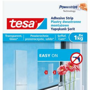 TESA SKAIDRŪS MONTAVIMO KLIJUOJAMIEJI ELEMENTAI 1KG