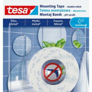 TESA DVIPUSĖ JUOSTA POWERBOND 1,5m x 19mm VANDENIUI ATSPARI