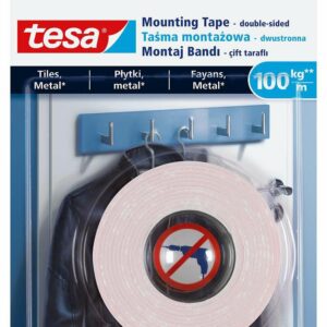 TESA DVIPUSĖ JUOSTA POWERBOND 1,5m x 19mm PLYTELĖMS
