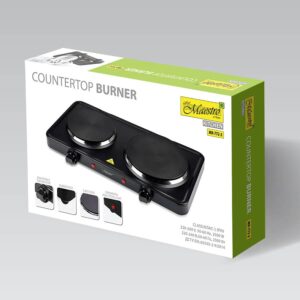 Elektrinė dviejų kaitviečių viryklė 2500 W MR-772-2 MAESTRO - Image 3