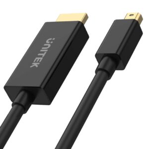 Unitek V1152A adapteris miniDP - HDMI 4K 30Hz kabelis 2 m - Image 2