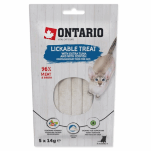 Ontario Laižomas skanėstas Tunas + Menkė 5x14g