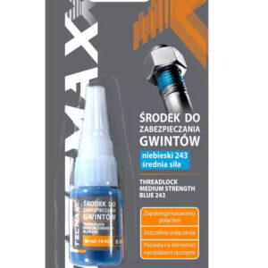 TECMAXX SRIEGIŲ FIKSAVIMO PRIEMONĖ MĖLYNA - VIDUTINIO STIPRUMO 6ml