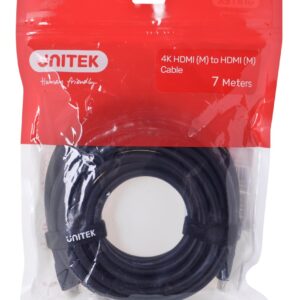 UNITEK KABELIS HDMI 2.0, 4K 60HZ, C11068BK, 7M - Image 2