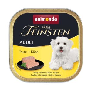 ANIMONDA Vom Feinsten Turkey with cheese - drėgnas ėdalas šunims - 150g