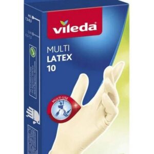 Vileda Natural Latex latekso pirštinės, M/L dydžio, 10 vnt.